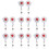 14Pièces Clip Rétractable Porte-Badge Pratique Pour 9