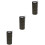 3Pièces Tulle Noir En Polyester Pour Noeuds, Fleurs Décorations DIY 4