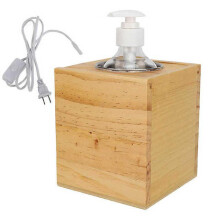 (Wood us plug) Portable Massage Oil Heater Adjustable Automatic Temperature Control Cream Warmer Heater For Beauty Salon 110‑250v Eu/us Plug