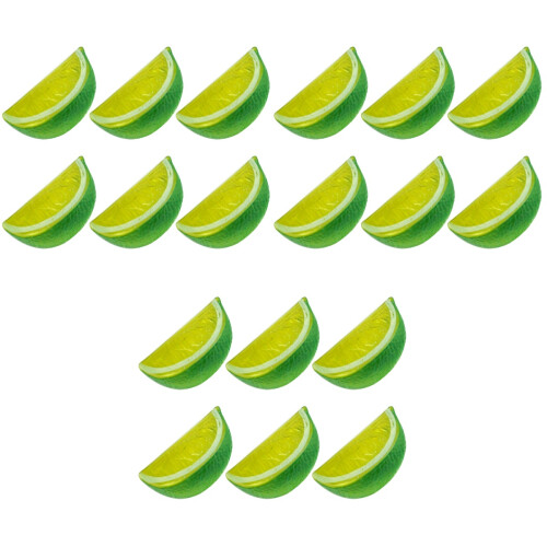 30Pièces Modèles Citron Vert Artificiel Pour Décoration Peinture 1