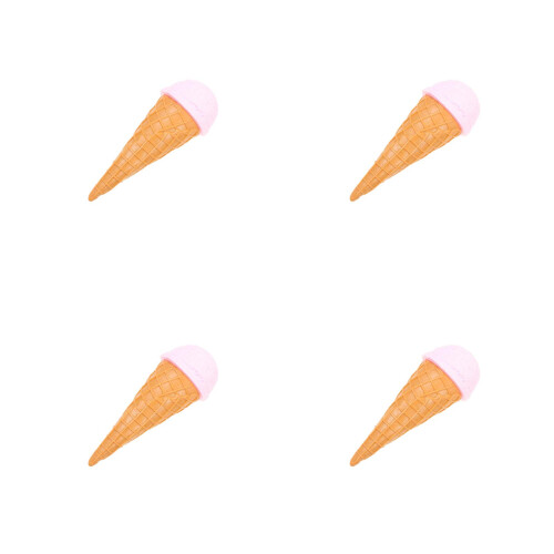 4Pièces Accessoire Glace Rose Simulée Décoration Durable Et Décor 2