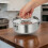 3Pièces Cuisinière Moules À Flan En Acier Poignées Argent 8