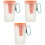 3Pièces Grand Orange Pour Fraîche Jus À 3