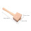 2Pièces Maillet Bois Lisse Khaki Pour Sculpture DIY 7