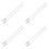 8Pièces Bâtons D'ouverture Rideaux PVC Clairs Pour Usage Polyvalent 3