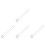 8Pièces Bâtons D'ouverture Rideaux PVC Clairs Pour Usage Polyvalent 4