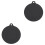 2Pièces Induction Noir Silicone Cuisine Multifonction 2
