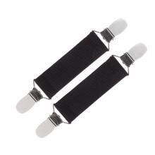 4St Metalen Anti-Slip Klemmen Zwart Voor Beddengoed En Sofa Grip