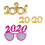 3St Creatieve Glitter Zonnebril Grappig Feestartikel 1