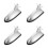4Pièces Antenne Extérieure Plastique Argentée Style Avion 3