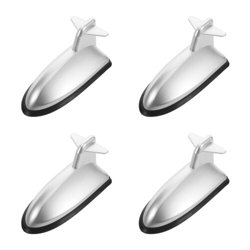 4Pièces Antenne Extérieure Plastique Argentée Style Avion 2