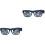 2Pièces Lunettes LED Pour Soirée Danse 4