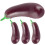 8Pièces Mini Aubergines Décoratives Violet Pour Jouets Enfants 9