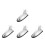 4Pièces Antenne Extérieure Plastique Argentée Style Avion 6