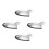 4Pièces Antenne Extérieure Plastique Argentée Style Avion 7