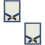 2Pièces Porte-Documents Marine En Élégant Pour Diplômes 5