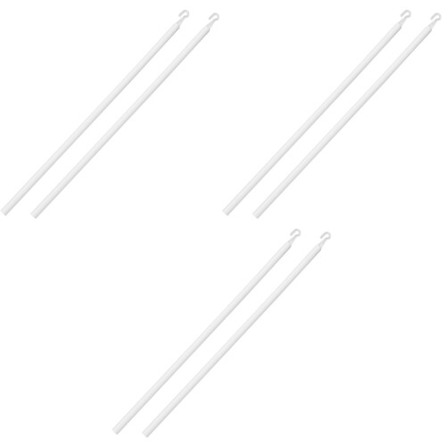 6Pièces Barre Pour Stores À Crochet Usage 1