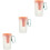 3Pièces Grand Orange Pour Fraîche Jus À 5