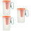 3Pièces Grand Orange Pour Fraîche Jus À 7