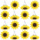 16Pièces Décor Clip Ventilation Diffuseur Tournesol 4