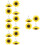 16Pièces Décor Clip Ventilation Diffuseur Tournesol 6