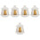 5Pièces Coupes Céramique Offrande Usage Décor Temple 3