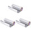 3Rouleaux Aluminium Argenté Jetable Outil Salon 2