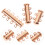 6Pièces Fermoirs Rose Pour Collier Bracelet DIY Durable 7