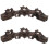 2Pièces Support Stylo Encre Bois Solide Café Pour 5