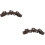 2Pièces Support Stylo Encre Bois Solide Café Pour 6