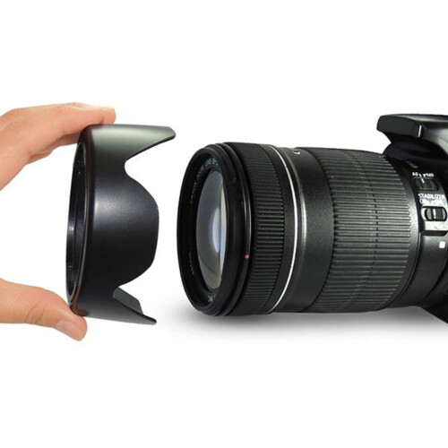 Pare-Soleil Caméra Noir Antireflet Pour 18-135Mm 2
