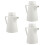 3Pièces Théière En Céramique Style Rétro Couvercle 6