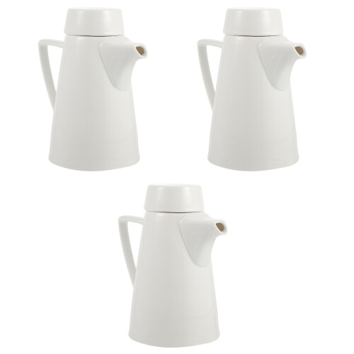 3Pièces Théière En Céramique Style Rétro Couvercle 2