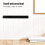 5Pièces Support Verres Noir Mural Pour Maison Bureau 4