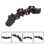 2Pièces Support Stylo Encre Bois Solide Café Pour 10