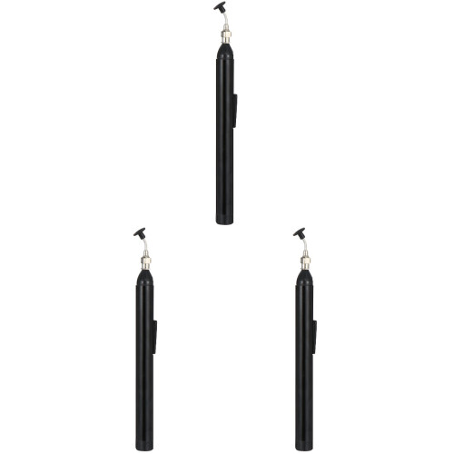 3Pièces Pince Prise Fine Noire Pour Extraction De Puces Ic 1