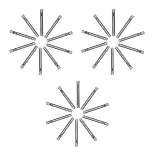 45Pièces Forets Diamantés Argenté Perforation 1