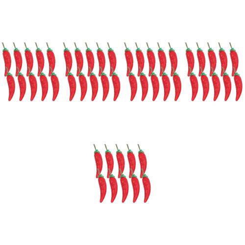 50Pièces Miniatures Rouges Pour Décor 2