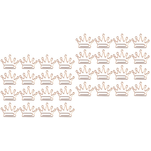 100Pièces Trombones Rose Forme Marque-Pages Créatifs 2
