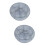 4Pièces Cape Salon Pliable Économiseur De Gris 7