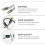 1Cordon Audio Noir Fibre Pour Console Jeu Transmission Rapide 4