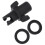 3Pièces Accessoires Adaptateurs Kayak Noir 2