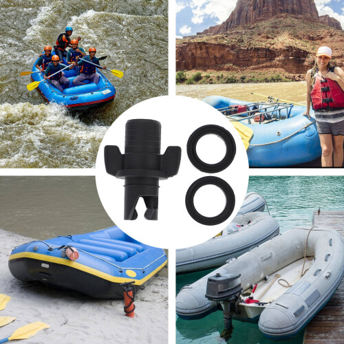 3Pièces Accessoires Adaptateurs Kayak Noir 2
