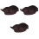 3Pièces Bonnet Chef Enfants Marron Pour 2