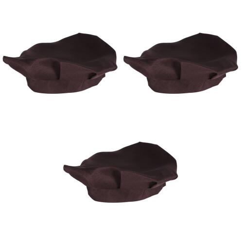 3Pièces Bonnet Chef Enfants Marron Pour 1