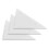 6Pièces D'angles Triangulaires Blancs En PP Durable 10