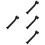 4Pièces De Barricade Rétractables Noires Pour De Foule 5
