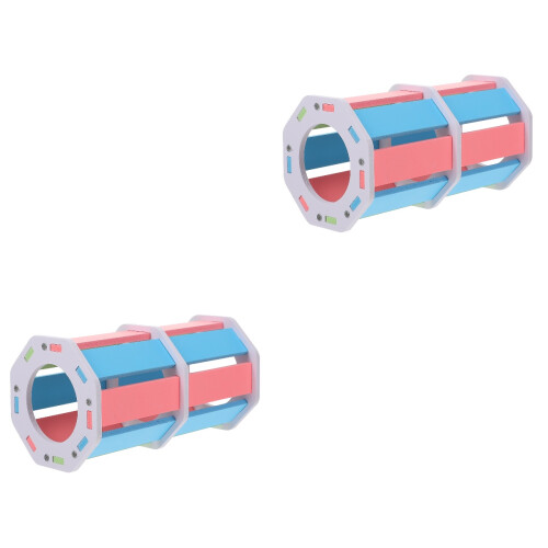 2Pièces Tunnel De Grimpe En Bois Pour Hamster 2