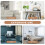 12Pièces Décorations Suspendues Bois Style Rustique Colorées 8