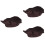 3Pièces Bonnet Chef Enfants Marron Pour 5